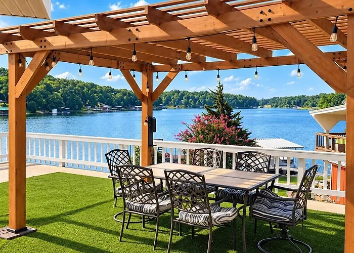 Сasa de vacaciones 4br Lakefront Luxury - Hot Tub, Dock And Fire Pit