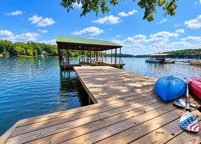 4br Lakefront Luxury - Hot Tub, Dock And Fire Pit Creal Springs